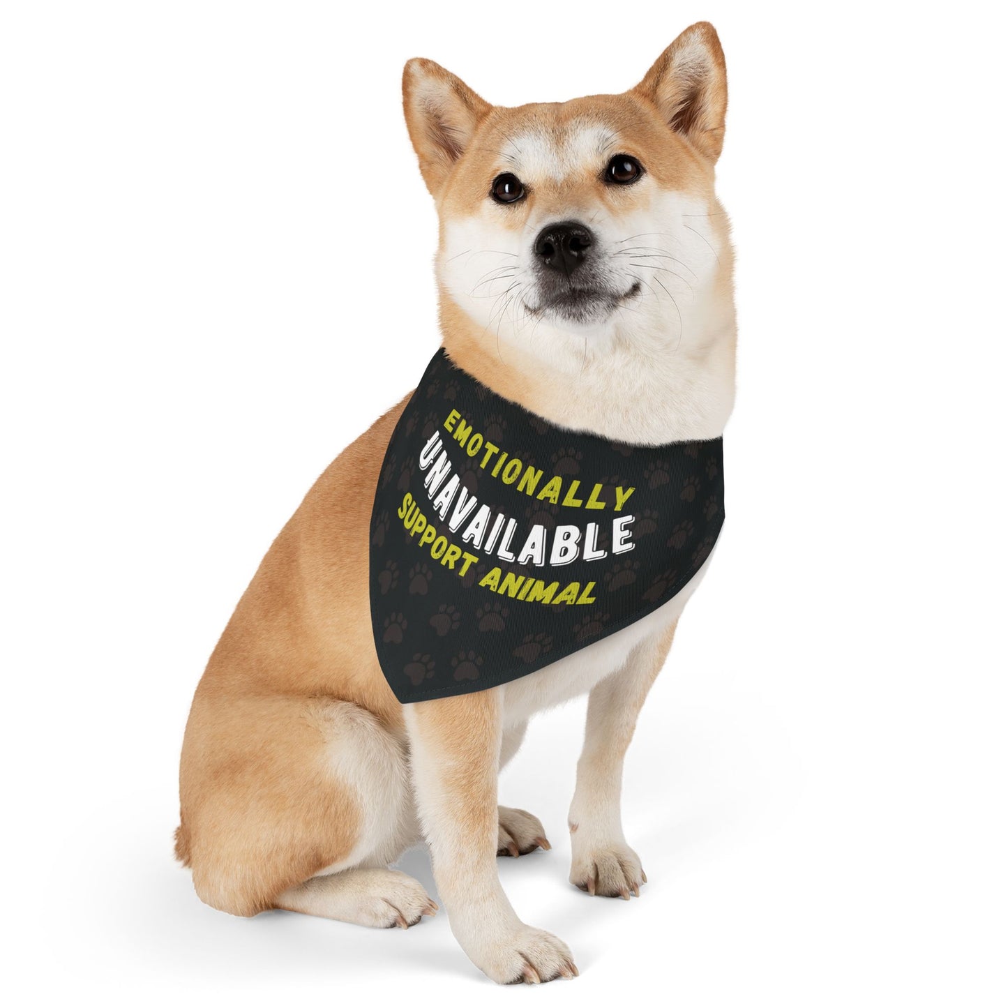 Emotionally Unavailable Support Animal - Pet Bandana