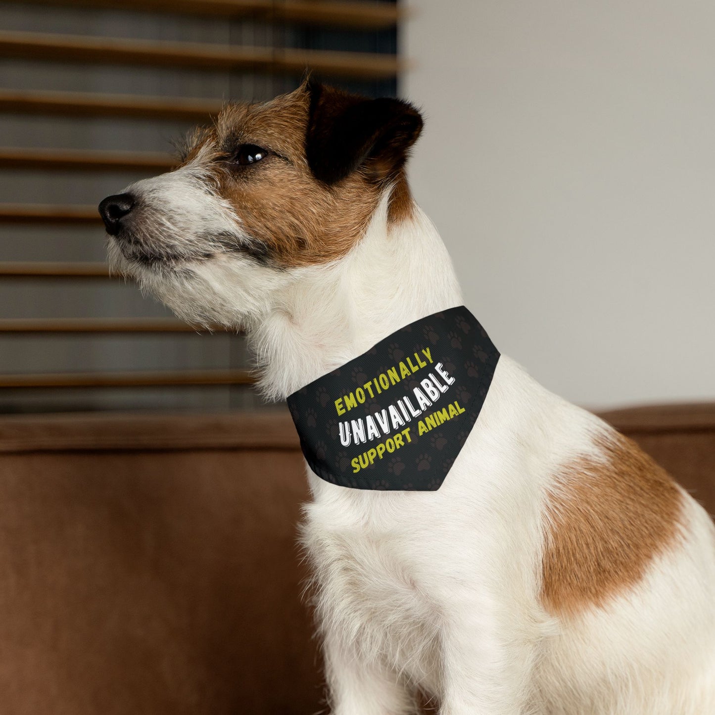 Emotionally Unavailable Support Animal - Pet Bandana