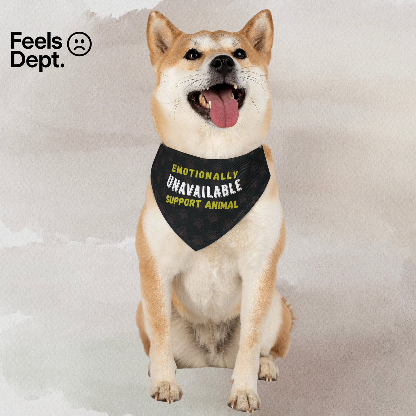 Emotionally Unavailable Support Animal - Pet Bandana