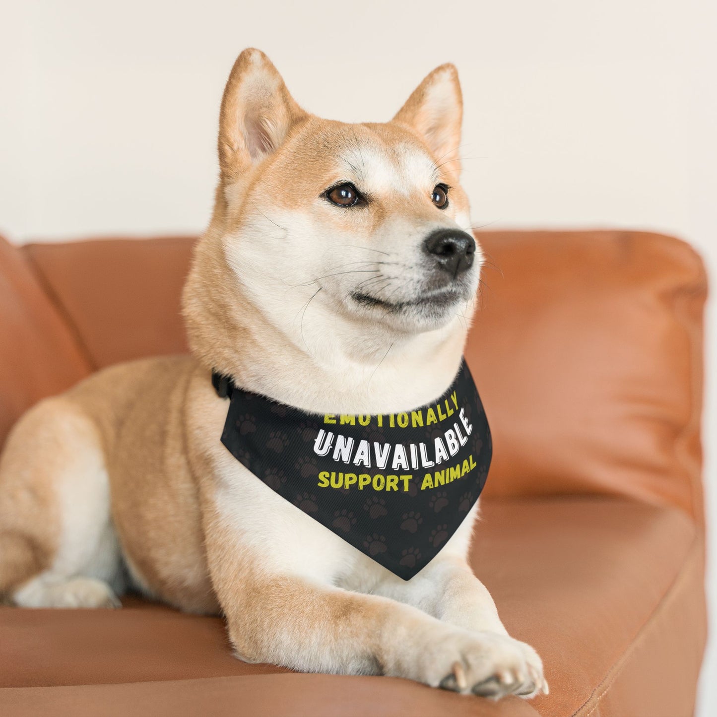 Emotionally Unavailable Support Animal - Pet Bandana